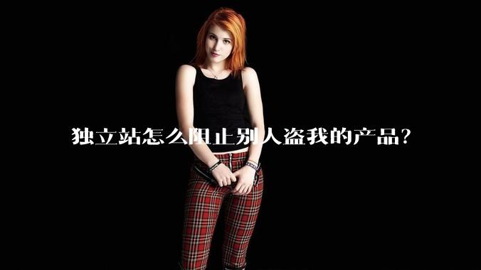独立站怎么阻止别人盗我的产品？